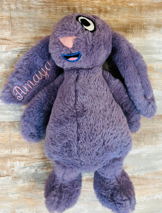 Floppy purple bunny