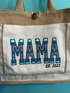 Burlap MAMA bag