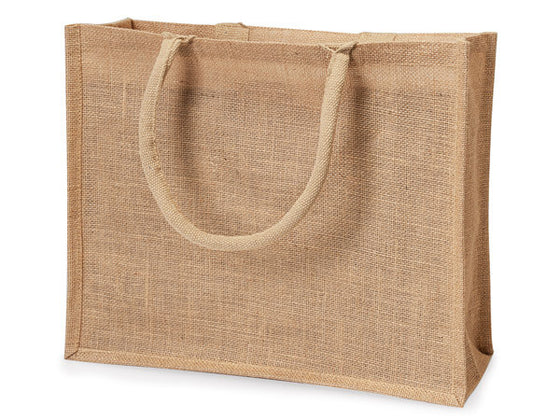 Burlap tote bag